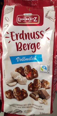 Erdnuss Berge Vollmilch