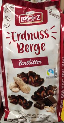 Erdnuss Berge Zartbitter