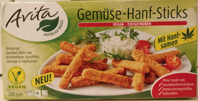 Gemüse-Hanf-Sticks