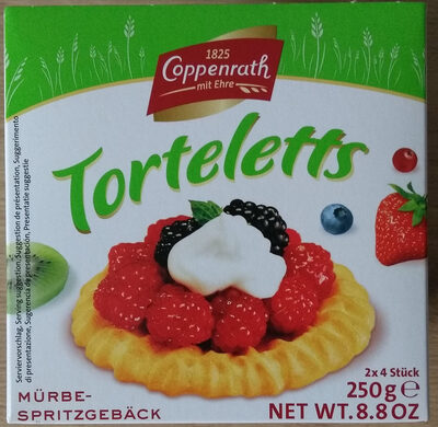 Torteletts - Mürbe-Spritzgebäck