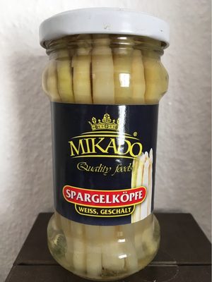 Spargelköpfe, Weiss, Geschält