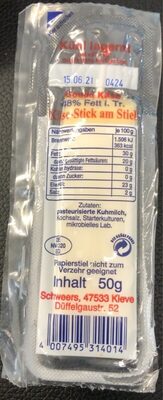 Käse-Stick am Stil