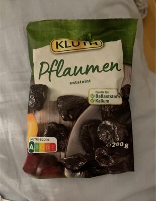 Getrocknete Pflaumen entsteint