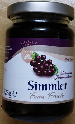 Simmler Feine Frucht schwarze Johannisbeere