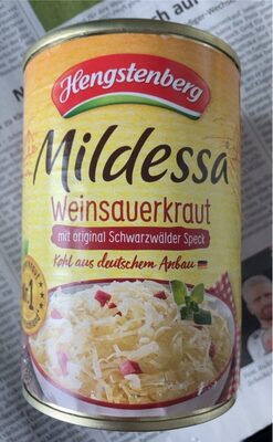 Hengstenberg Mildessa weinsauerdraut mit räucherspeck