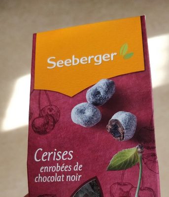 Cerises enrobées de chocolat noir