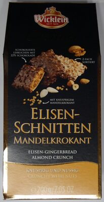 Elisenschnitten Mandelkrokant