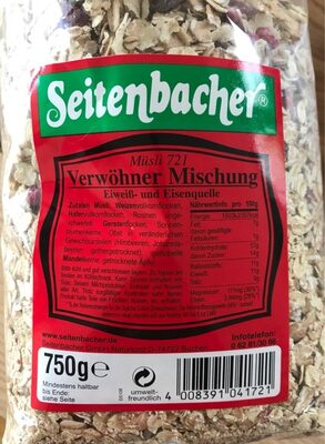 Seitenbacher Müsli 721 Verwöhner Mischung