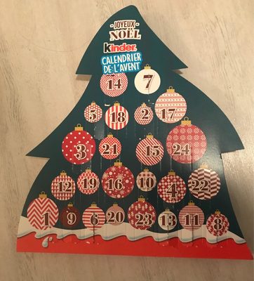 Kinder calendrier de l’avant