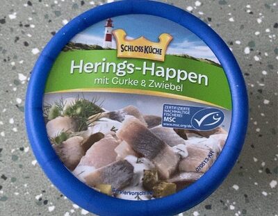 Herings-Happen mit Gurke & Zwiebel