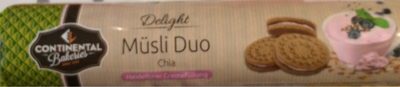 Delight Müsli Duo, Chia, Heidelbeercreme-füllung