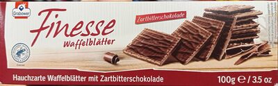Finesse Waffelblätter Zartbitterschokolade