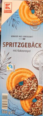 Spritzgebäck mit Kokosraspel