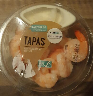 Tapas Party Shrimps mit Aioli Dip