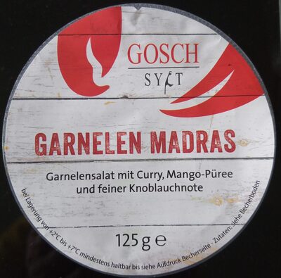 Garnelen Madras