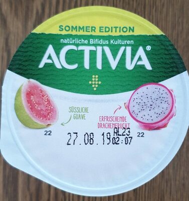 Danone ACTIVIA® Sommer Edition Drachenfrucht & Guave 460g (4 x 115g)