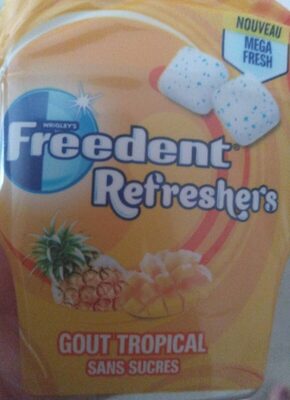 Freedent Refreshers goût tropical