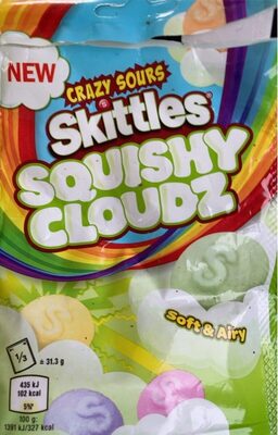 Skittles Sour Squishy Cloudz 94g