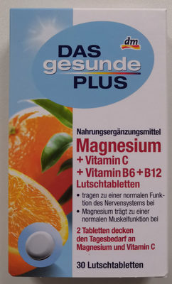 Magnesium + Vitamin C + Vitamin B6 + B12