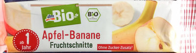 Apfel-Banane Fruchtschnitte