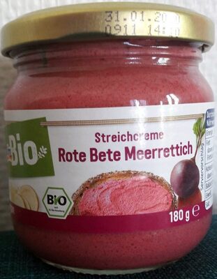 Streichcreme Rote Bete Meerrettich