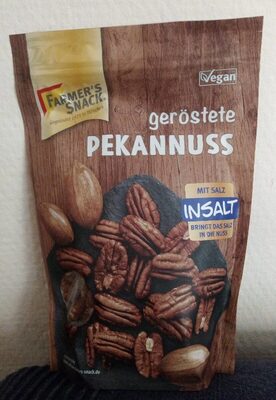 geröstete Pekannuss mit Salz