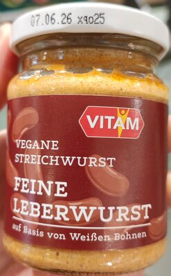 Vegane Streichwurst Feine Leberwurst