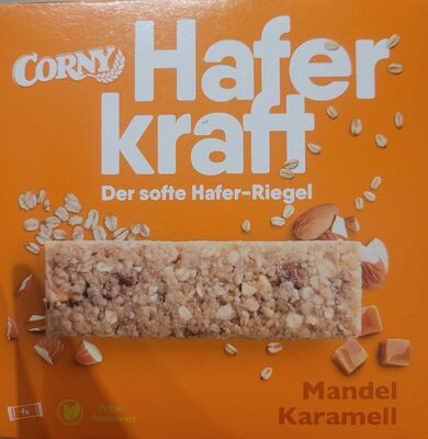 Haferkraft Müsliriegel Mandel-Karamell