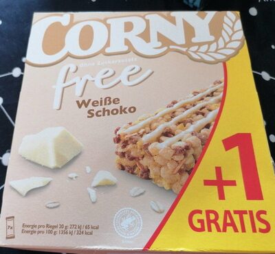 Schwartau, Corny Free Müsli Riegel, Weiße Schokolade Müsli