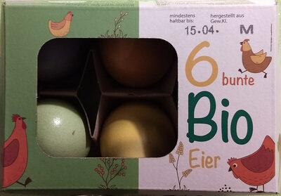 bunte Bio Eier