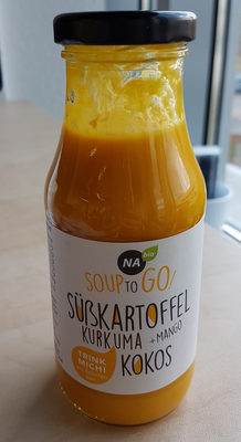 soup to go! Süßkartoffel Kurkuma Mango Kokos