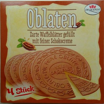 Oblaten mit Schokocreme