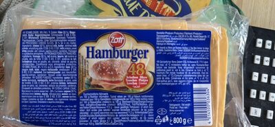 Hamburger Processed Cheese Slices