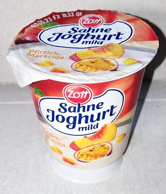 Sahne-Joghurt mild - Pfirsich-Maracuja