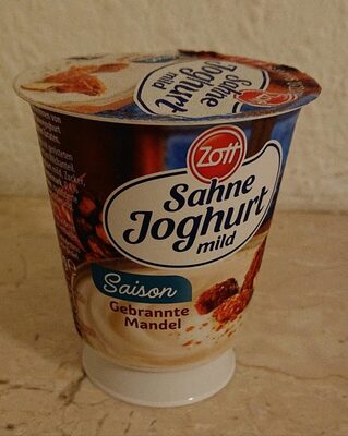 Sahne Joghurt mild Gebrannte Mandel