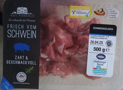 Schinkengulasch vom Schwein