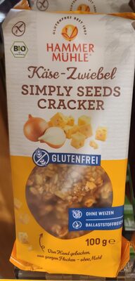 Käse-Zwiebel Simply Seeds Cracker Glutenfrei