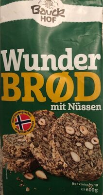 Wunder Brød mit Nüssen, glutenfrei
