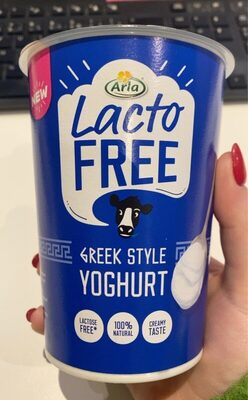 Greek style yoghurt lacto free