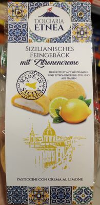 Sizilianisches Feingebäckbmit Zitronencreme
