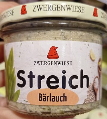 Zwergenwiese Streich Bärlauch 4019736008828 Veganer Bio Brotaufstrich aus Sonnenblumenkernen und Bärlauch