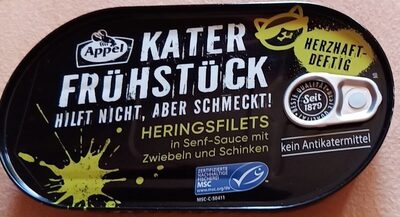 Kater Frühstück Senfsoße