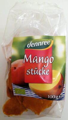Bio-Mangostücke, getrocknet