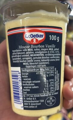 Mousse Bourbon Vanille