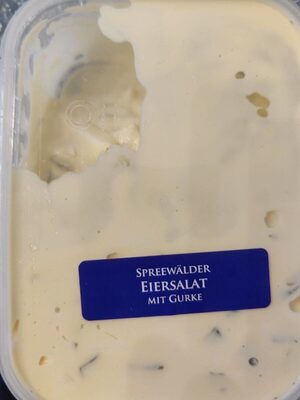 Eiersalat mit Gurke