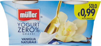Yogurt zero grassi vaniglia naturale