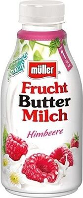Frucht butter milch Himbeere