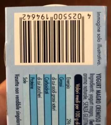 Muller Crema Yogurt Bianco Zero Grassi