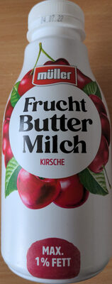 Frucht Butter Milch Kirsche