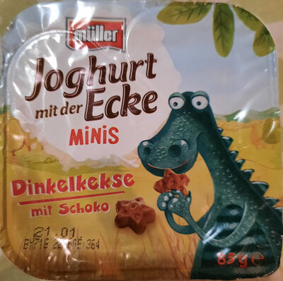 Joghurt mir der Ecke MINIS: Dinkelkekse mit Schoko
